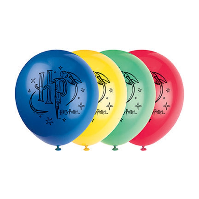 Harry Potter 8 Printed Latex Balloons 12in