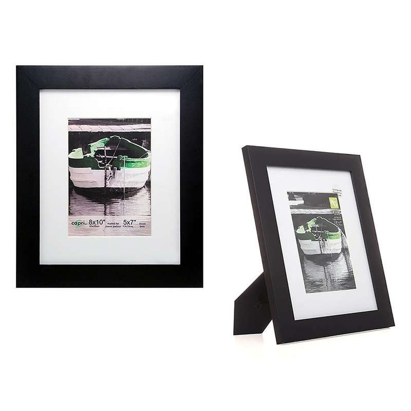 KG Langford Black Wood Frame 8x10in Photo 5x7in