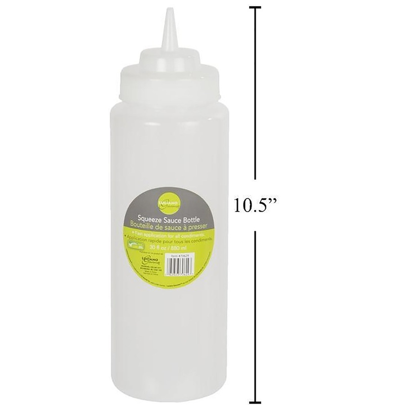 Luciano Gourmet Squeeze Plastic Bottle 30oz