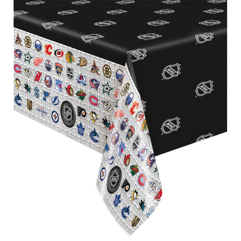 NHL Plastic Table Cover 54x84in
