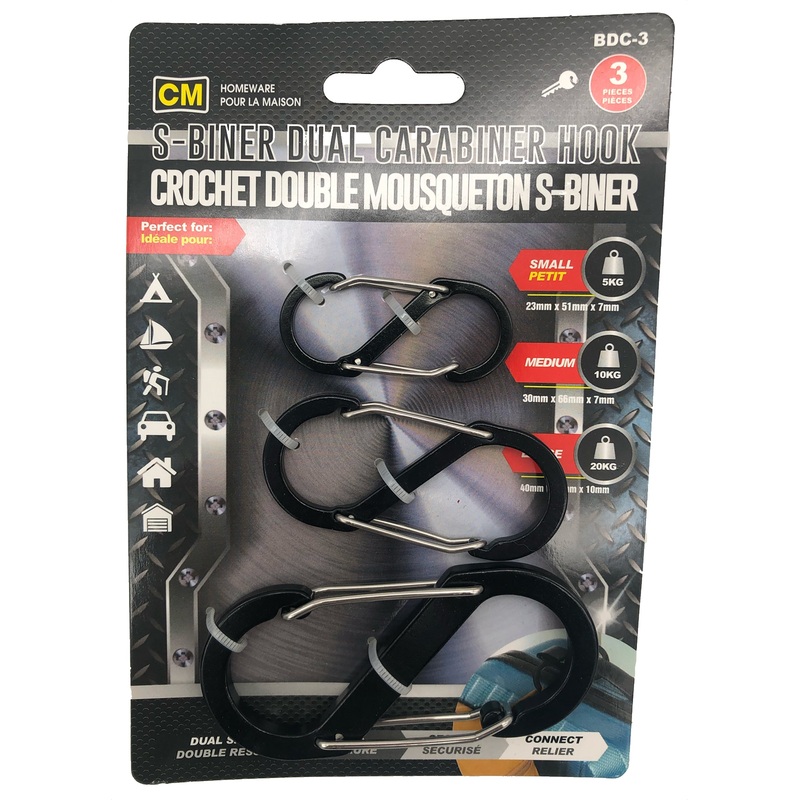 CM 3 Dual S-Biner Carabiner Hooks