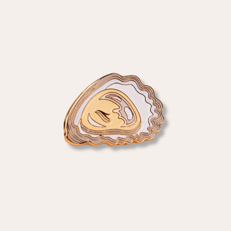 Oyster Enamel Pin