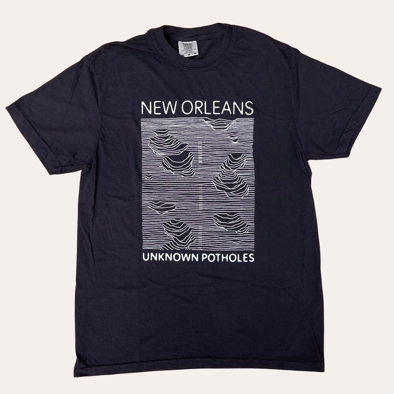 Unknown Potholes|Unisex Small|Unisex Medium|Unisex Large|Unisex X-Large|Unisex XX-Large|Unisex 3X-Large|Cotton