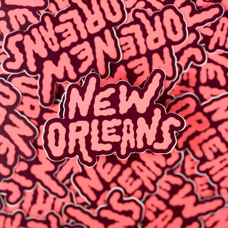 New Orleans Graffiti Sticker