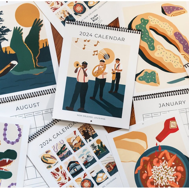 NOLA Calendar by Taylor Rega – 2024
