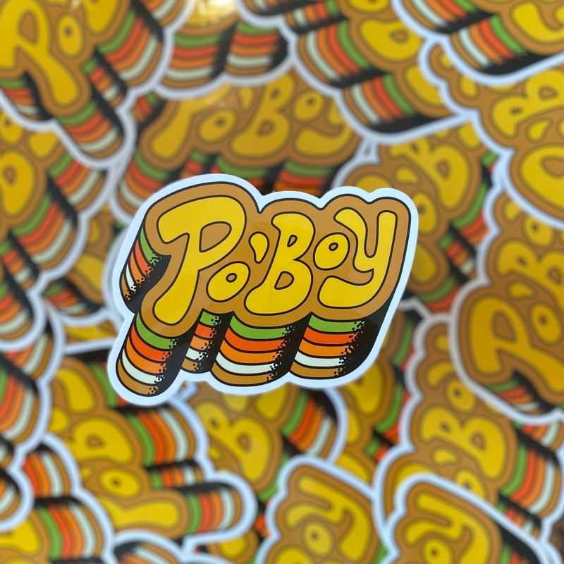 Blue Plate Po’Boy Sticker