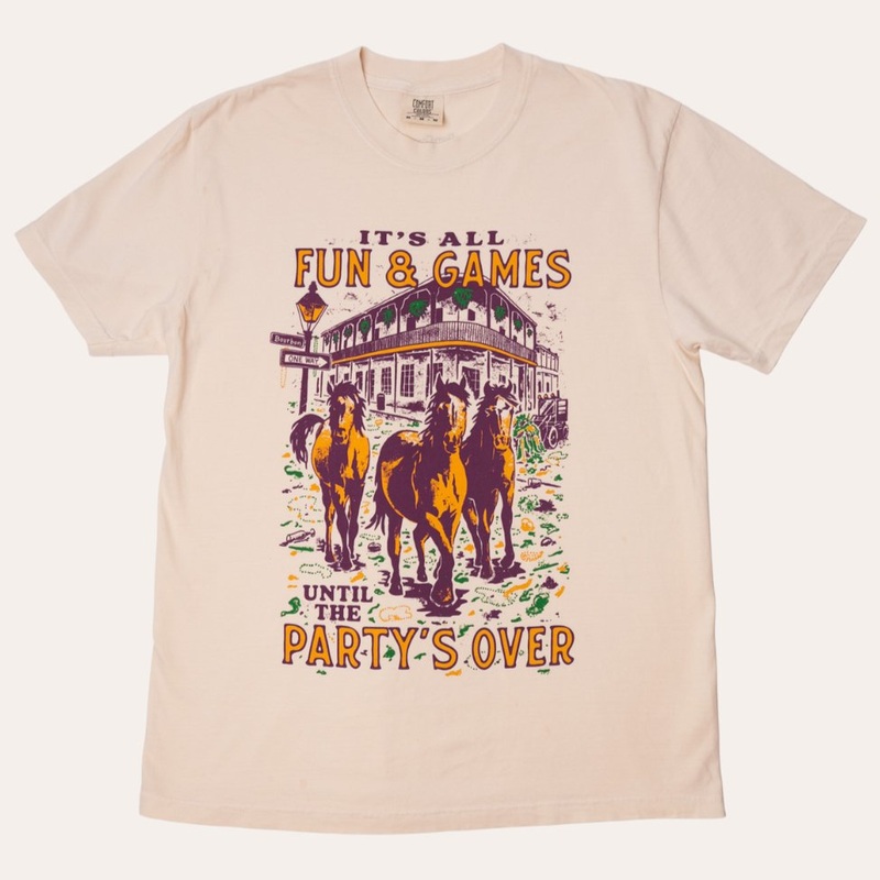 Fun & Games|Unisex Small|Unisex Medium|Unisex Large|Unisex X-Large|Unisex XX-Large|Unisex 3X-Large|Cotton