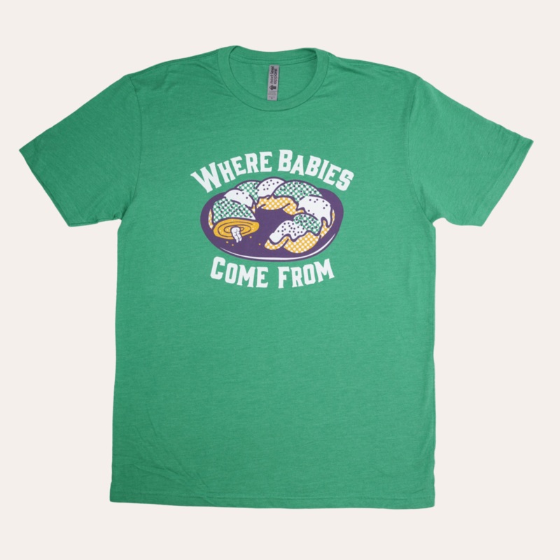 Where Babies Come From|Unisex X-Small|Unisex Small|Unisex Medium|Unisex Large|Unisex X-Large|Unisex XX-Large|Unisex 3X-Large|Cotton Poly Blend
