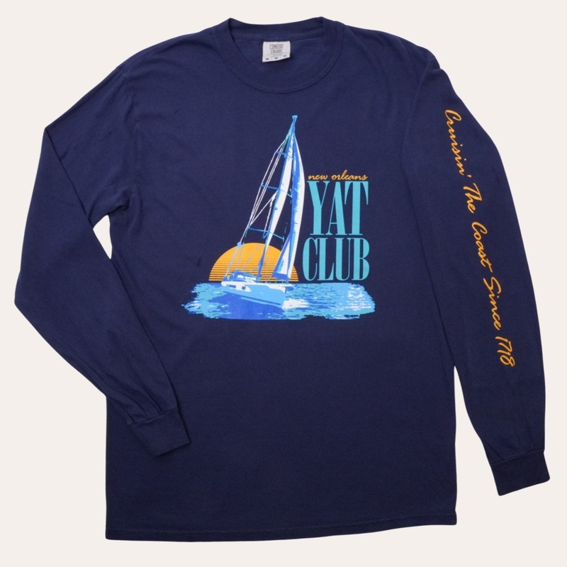 Yat Club Long Sleeve|Unisex Small|Unisex Medium|Unisex Large|Unisex X-Large|Unisex XX-Large|Unisex 3X-Large|Cotton