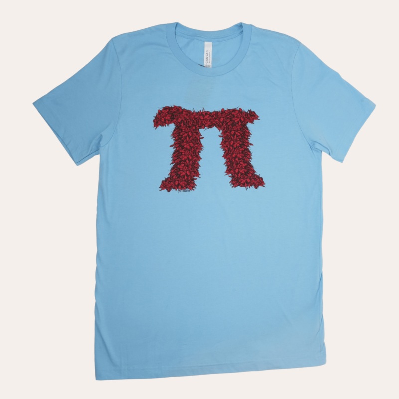 Crawfish Pi|Unisex X-Small|Unisex Small|Unisex Medium|Unisex Large|Unisex X-Large|Unisex XX-Large|Unisex 3X-Large|Triblend