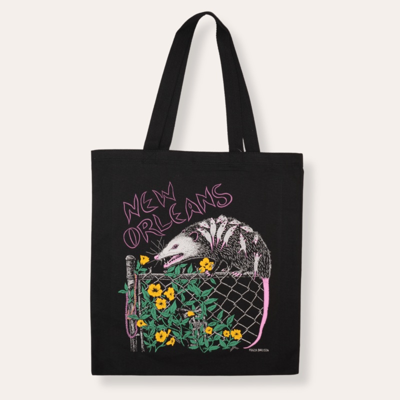 New Orleans Possum Tote Bag|Tote Bag