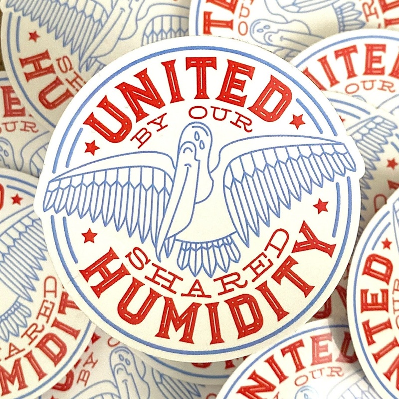 United By Our Shared Humidity Sticker