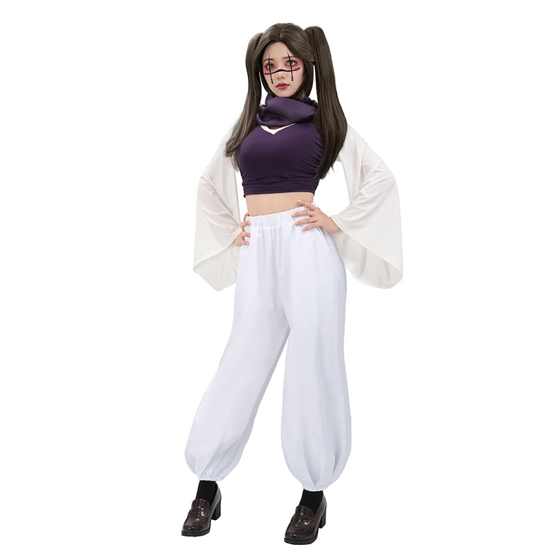 Choso Cosplay Women JJK Costume Kimono Outfit Pants with Scarf US Size for Halloween