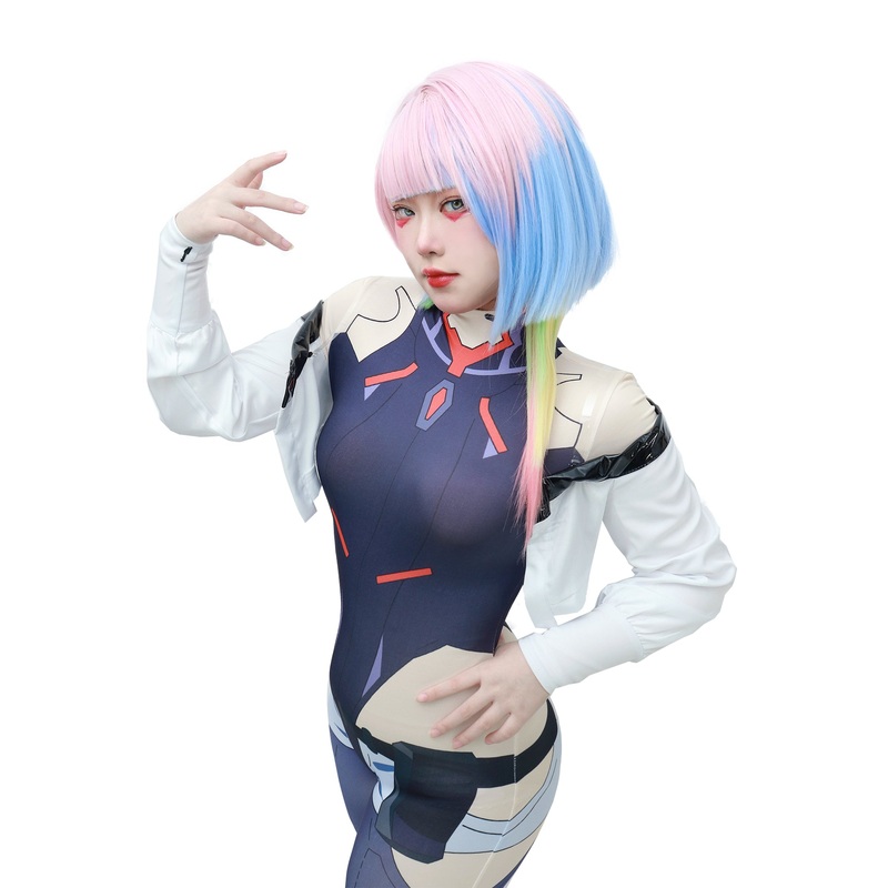 Lucy Cosplay Wig for Women Anime Halloween Costume