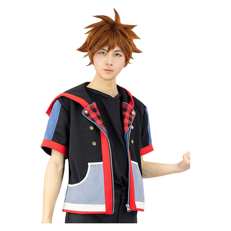 Sora Cosplay Hoodie Jacket Men Game KH3 Costume
