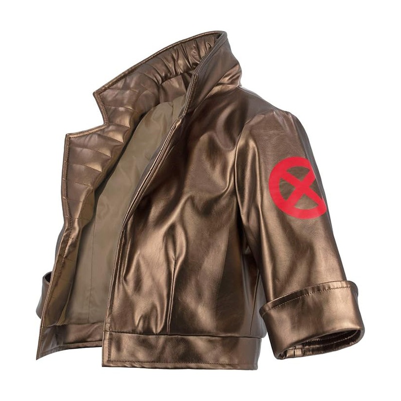 Women’s Hero Cosplay Jacket High Waist PU-Leather Coat for Halloween