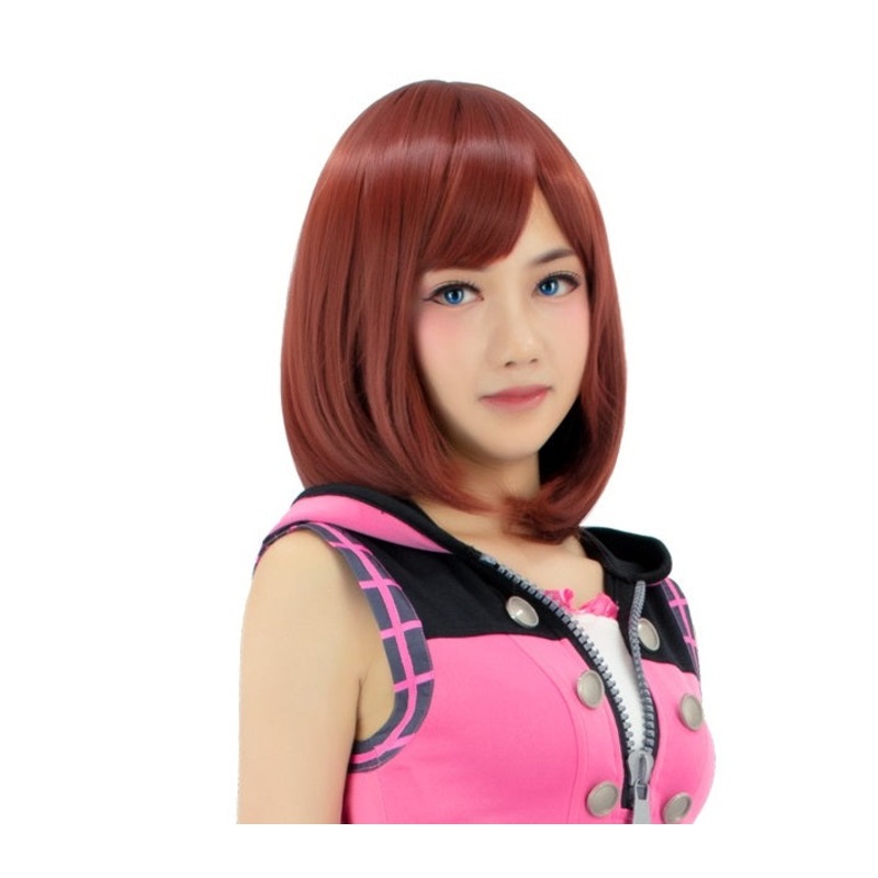 Women’s Kairi Red Wig for KH3 Cosplay Costume