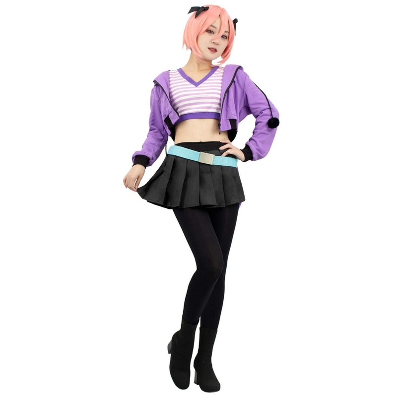 Women’s US Size Astolfo Cosplay Costume Outfit FGO Rider