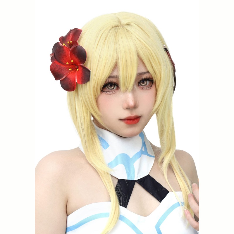 Women Traveler Lumine Wig for Cosplay Costume