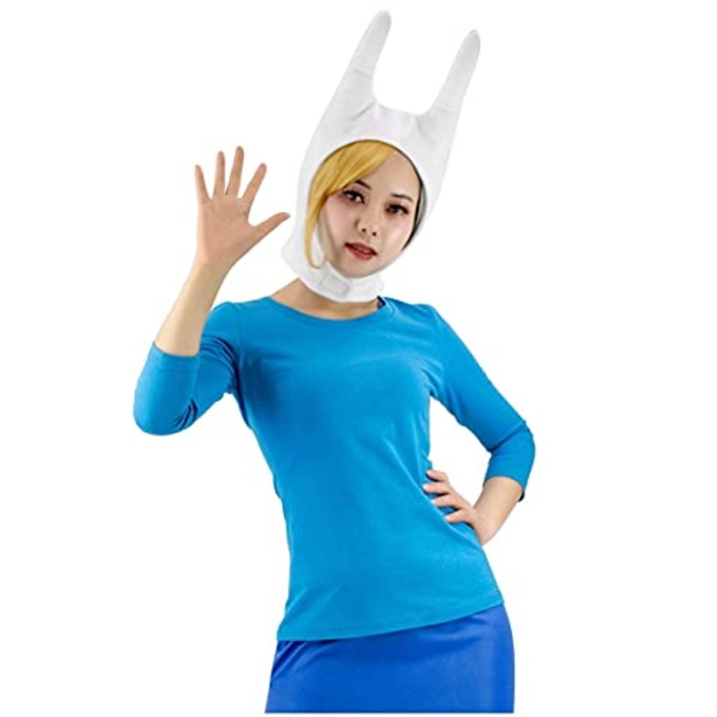 Womens Fionna Cosplay Hat for Anime Costume Accessory