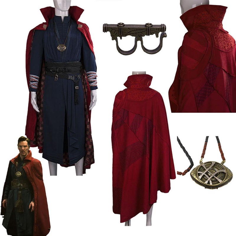 2016 Marvel Movie Doctor Strange Steven Vincent Cosplay Costume Full Suit