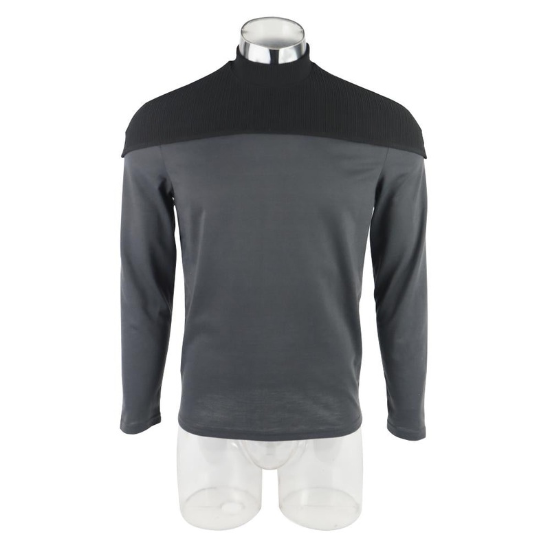 Star The Next Generation Trek Cosplay Captain Picard Undershirt TNG Uniform Costume New