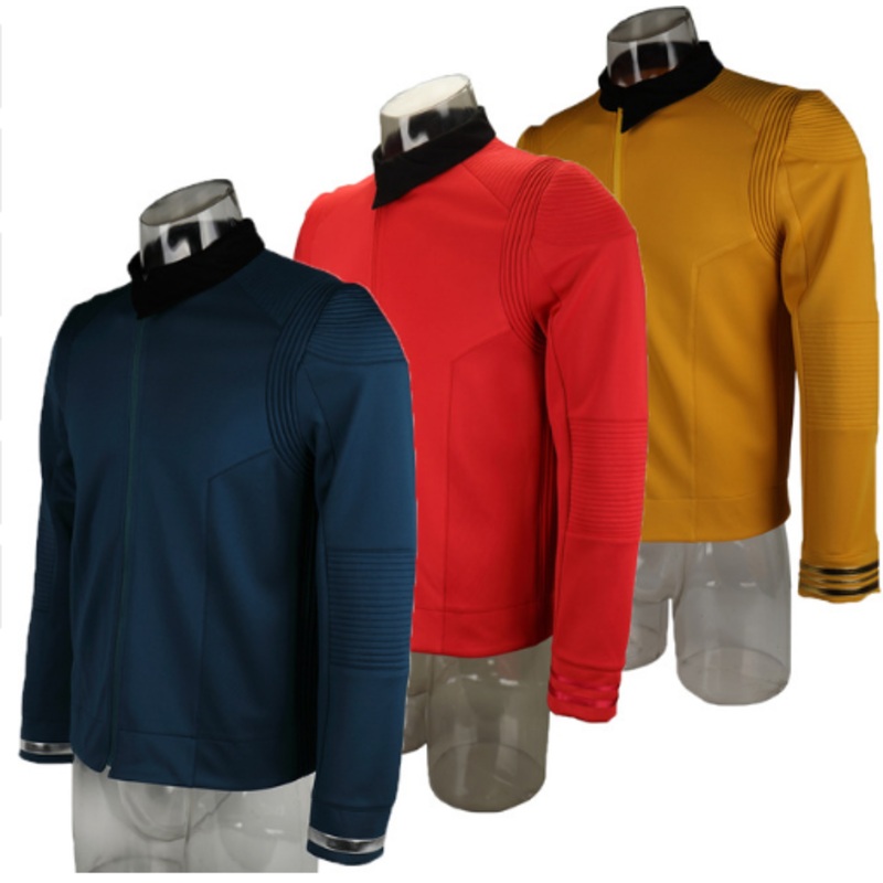 Star Trek Discovery Season 2 Starfleet Captain Kirk Shirt Uniform Badge Costumes Halloween Cosplay Costume