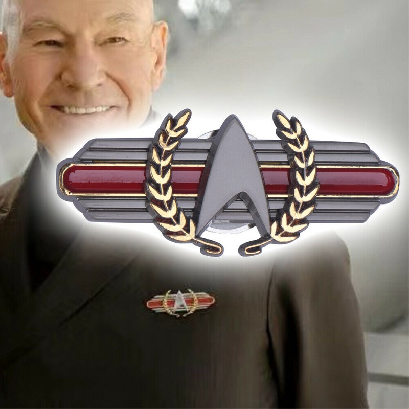 Star Trek Picard 2 Admiral Magnet Badge Pin Starfleet Brooches Accessories Props