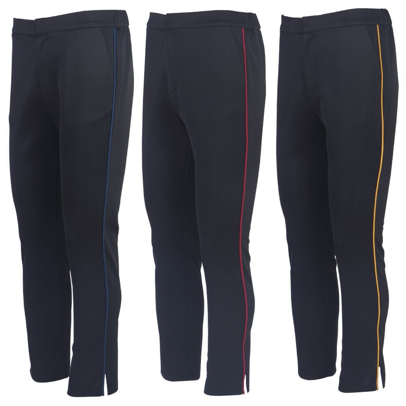 Star Trek Picard 2 Men Trousers Cosplay Starfleet Red Gold Blue Stripes Pants Costumes