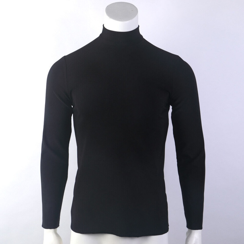 Star Trek Picard 3 Black Vertical Stripe Undershirts Cosplay Starfleet Shirts Costumes