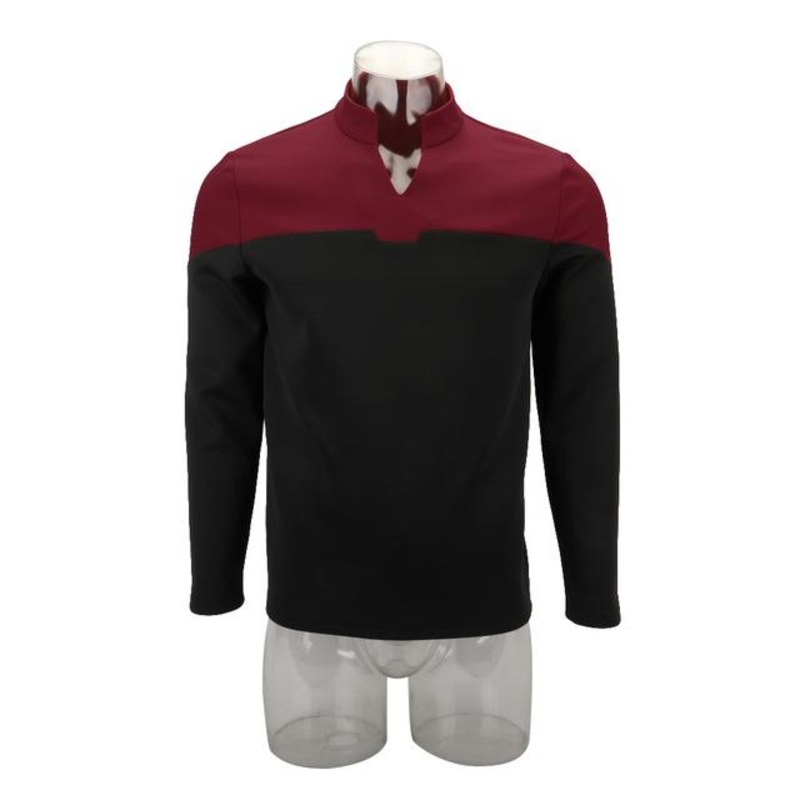Star Trek Picard Startfleet Uniform New Engineering Red Top Shirts Halloween Cosplay Costume