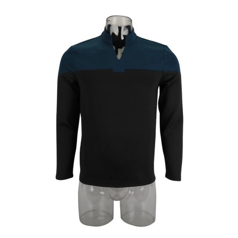 Star Trek  Picard  Uniform New Engineering Blue Top Shirts Halloween Cosplay Costume