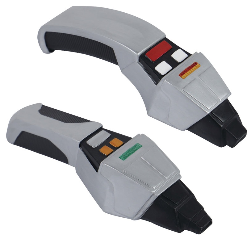 Star Trek The First Class TNG Voyager DS9 Boomerang Hand Phaser  Cobra Head Guns Cosplay Weapons Toy