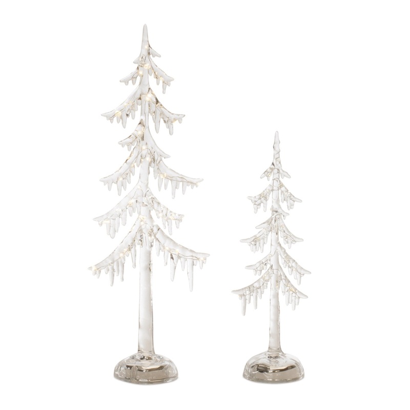Acrylic LED Trees, 12 – 18 (Set of 2)