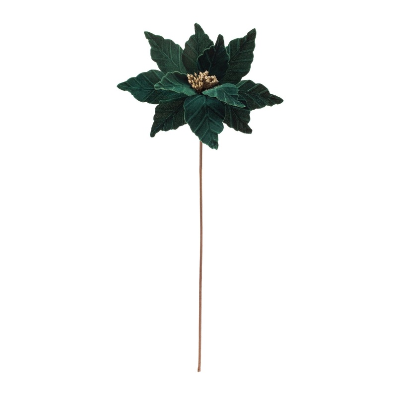 Polyester Poinsettia Stem, 21