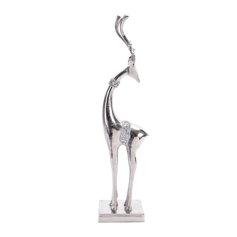 Aluminum Deer Figurine, 18