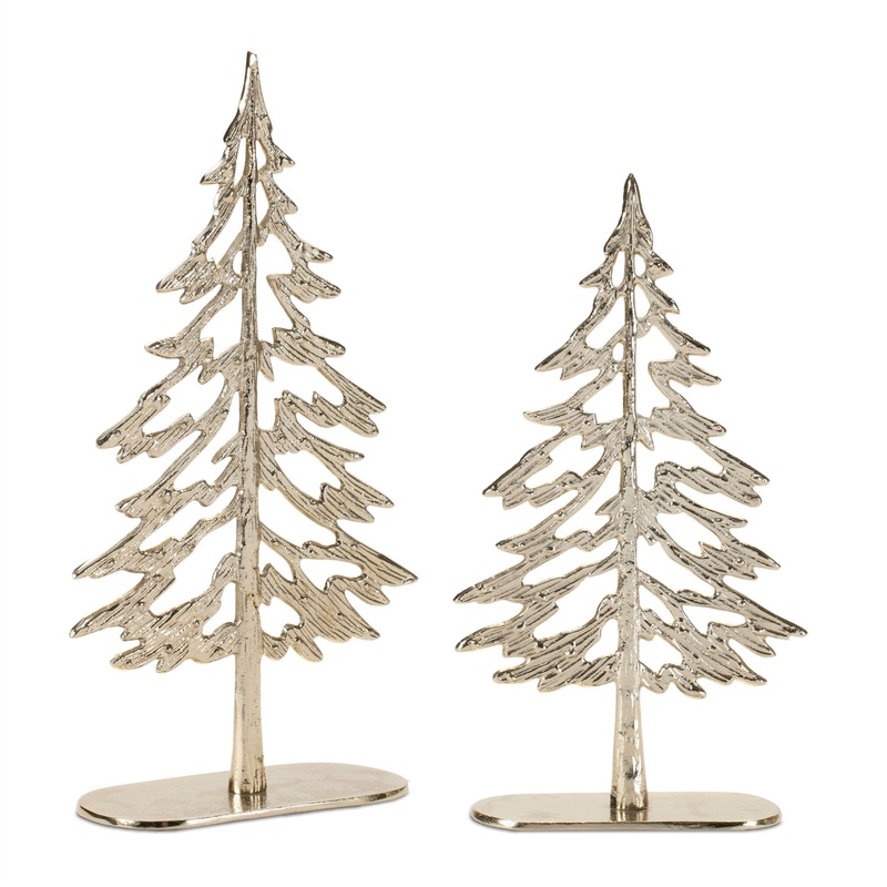 Aluminum & Wood Trees, 10.5 – 12.5 (Set of 2)