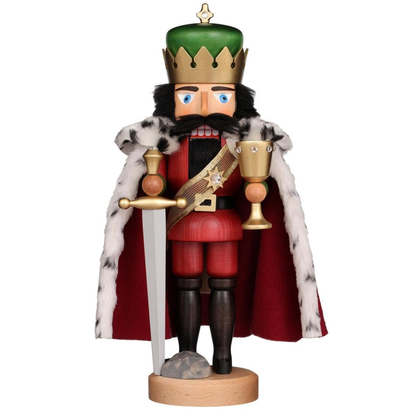 Christian Ulbricht Nutcracker – King Arthur Figurine, 15.75