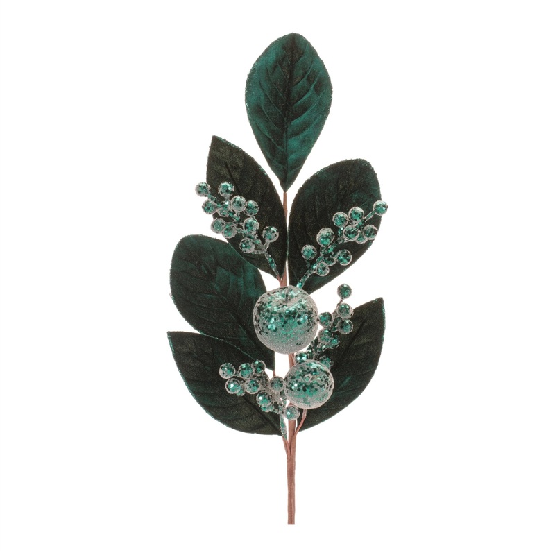 Fruit and Magnolia Leaf Spray, 25.5