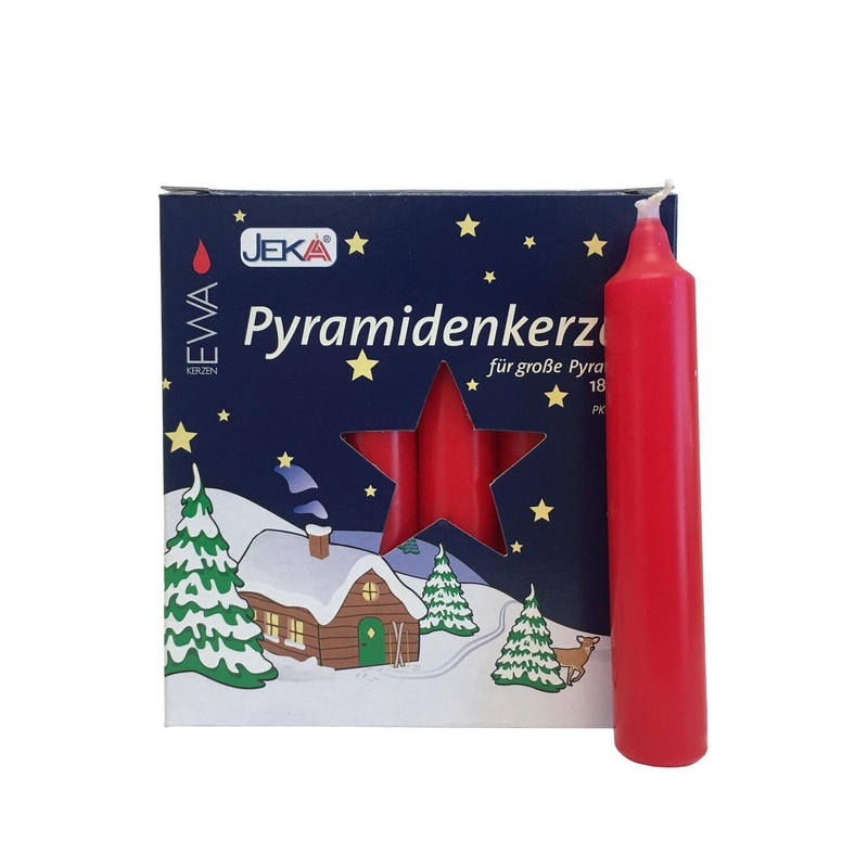 German Candle for Pyramids, 4.25 (Red)