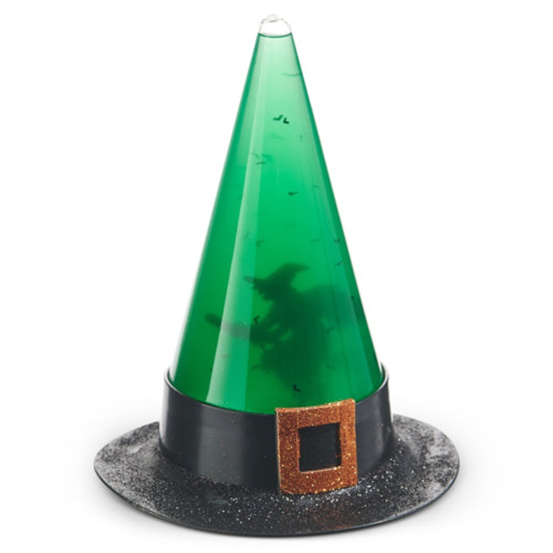 Lighted Swirling Bat Glitter Water Hat, 9
