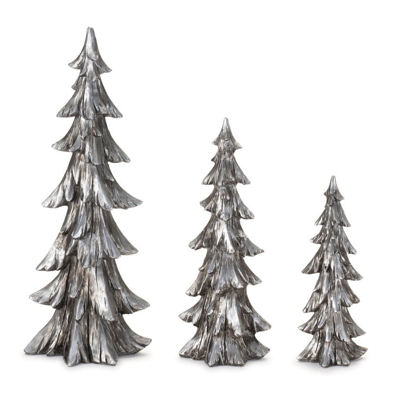 Resin Trees, 7.5 – 13.5 (Set of 3)