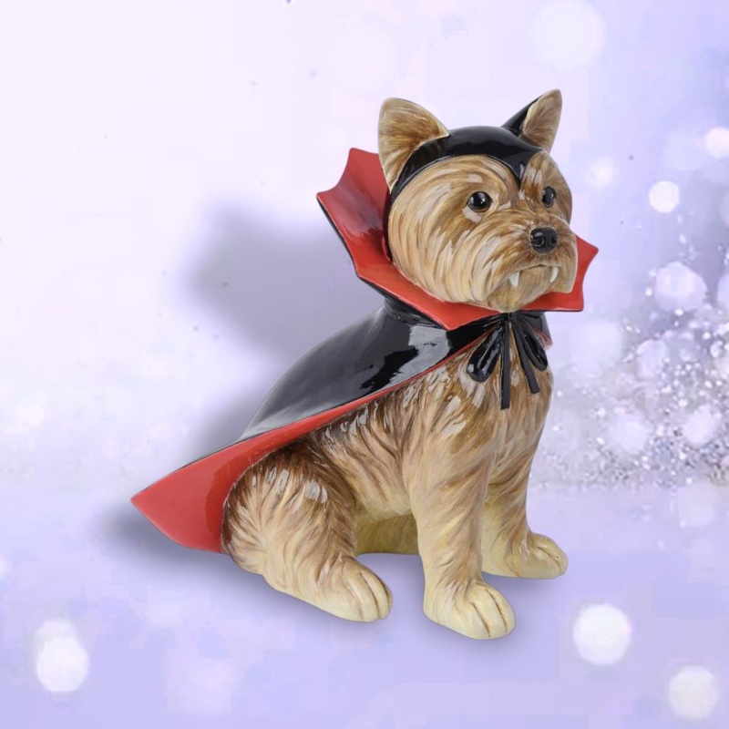 Resin Vampire Yorkie Figurine, 14