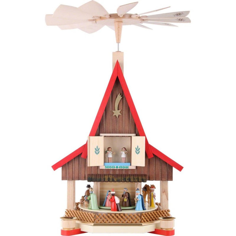 Richard Glaesser Pyramid Large Creche style, 20.5