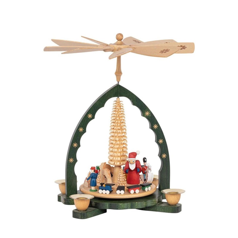 Richard Glaesser Pyramid – Santa with Toys – 10.5