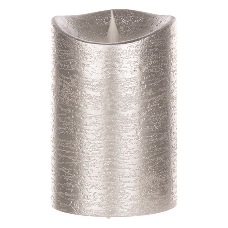 Simplux LED Designer Candle w/4 and 8 Hr Timer 3.5 x 5.5H Wax/Plastic (Requires 2 C Batteries, Not Included)
