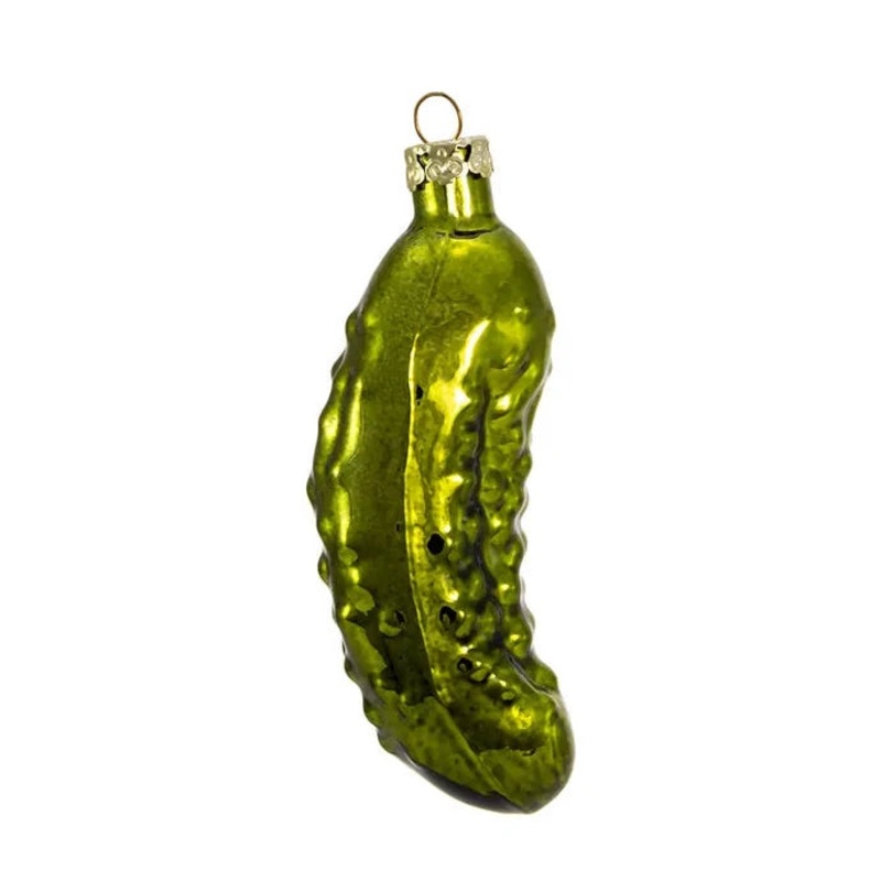 4 Hand-Blown Glass Pickle Ornament