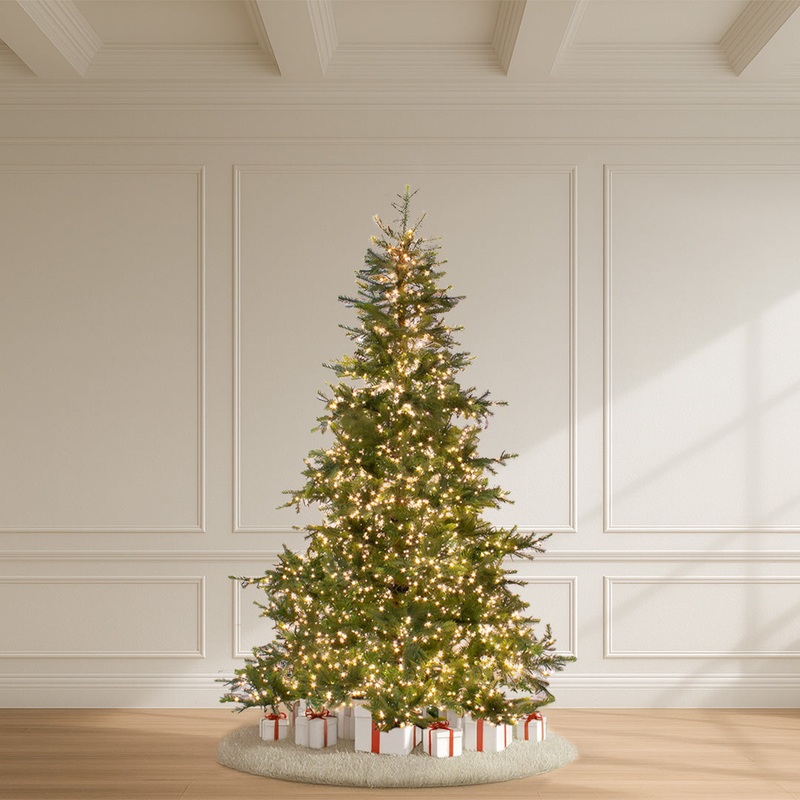 Aspen Pine Tree W/ Firecracker Lights, 9′