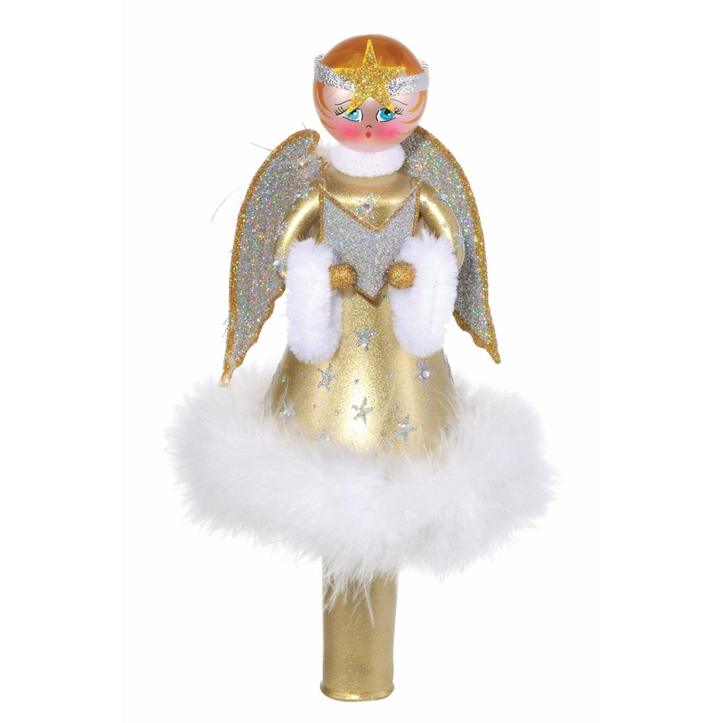 Glass Angelina Italian Angel Topper, 8