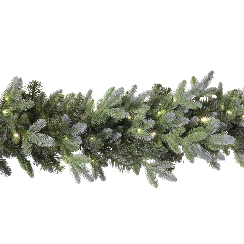 Jackson Fir Garland, 9 x 14′, Mixed PVC / PE Greenery